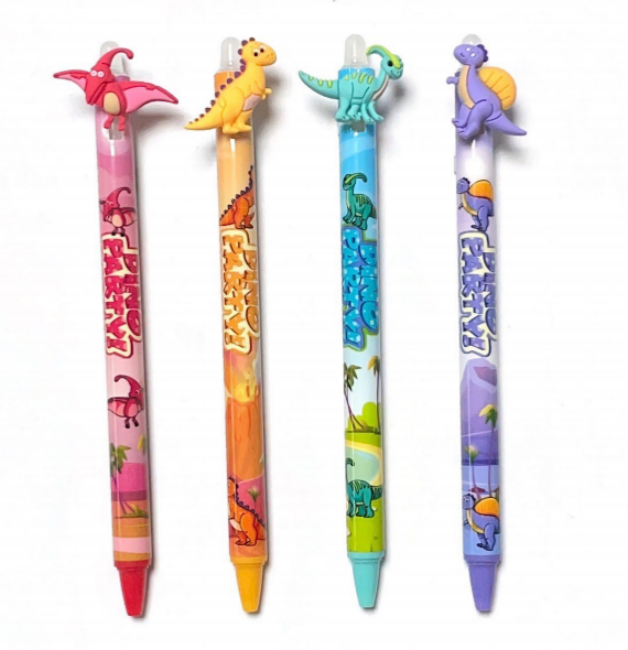 dino retractable erasable pen